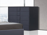 Prado Tallboy MDF Construction Fabric Upholstery Iron Feet V43-TBY-PRD