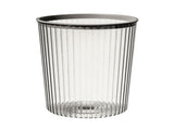 Transparent Garbage Bin with Top Ring Easy Attached Lid Free Large Capacity Trash Bin Can for V1294-YM0706-3117230156712