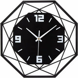 Wall Clock Wood Metal 30Cm Silent Non Ticking Clock Living ROom Bedroom Kitchen Office Large V1188-MS-227-2793