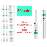 30 pairs Silver solid pin FOR Deutsch DT Series solid pin Connector Male & Female V201-EDT0060BL8AU