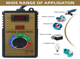 AC Motor Speed Controller - Adjustable 100V-120V & 15A Max, Electric Fan Variable Regulator US Plug V1366-AZ2-W-15846
