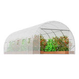 Walk-in Tunnel Greenhouse, 19.4x9.7x6.5 ft Hoop House Greenhouse Tunnel, Plant Hot House with V952-SDXWS20X10X78IHE2V0
