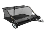 Tow Behind Lawn Sweeper, 122cm Pull Behind Yard Sweeper, 26 cu. ft Hopper Bag Capacity, Leaf & Grass V952-TCSCPQSQHS489BP0X001V0