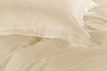 1000TC Tailored Double Size Yellow Cream Duvet Quilt Cover Set V493-D-9