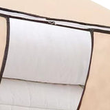 Clothes Storage Bags Fabric Foldable Blanket Storage Container Closet Organizer with Clear Window V1294-YM0901-3117250021313