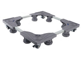 Mobile Fridge Stand Base Iron Alloy Adjustable Dolly Washing Machine Stand with Brake Balance Angle V1294-YM0901-3113240030211