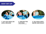 Intex 28108AU Easy Set Above Ground Swimming Pool 2.44m x 61cm A28108