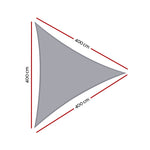 Instahut Waterproof Shade Sail Shade cloth Triangle Canopy 220GSM 4x4x4m SAIL-TH-WP-4X4X4-220-GR