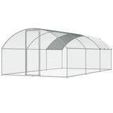 Large Metal Chicken Coop with Run, 9.8x19.3x6.5 ft Walk-in Chicken Runs for Yard with Cover, Doom V952-BRSJP6X3X2MY7DRCKV0