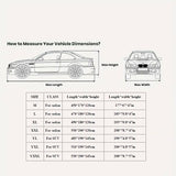 Waterproof Double-Layer Polyester Car Cover with Reflective Strips, Windproof Straps, Driver-Side V1341-ZY-MKUJ4L5W-L