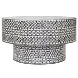 DIAMOND MOTHER OF PEARL COFFEE TABLE BLACK V742-VC2BLK
