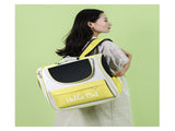 Yellow Transparent Pet Carrier Backpack for Cats and Small Dogs V888-ELOSUNG10808
