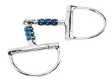 Horse Bit Stainless Steel 125mm Anti Biting Horse Mouth D Ring Snaffle Bit for Horse Farm V1294-YM0706-3111230208711
