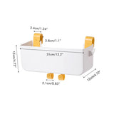 Bed Organizer Plastic Bedside Storage Hanging Basket Bed Table Shelf Basket Rack Organizer V1294-YM0523-10321829