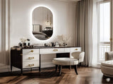 1000x500mm LED Bathroom Mirror Oval Anti-Fog Dimmable Wall Mount V178-66709
