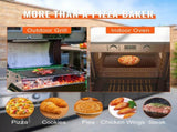 Pizza Steel, 20" x 14" x 3/8" Pizza Steel Plate for Oven, Pre-Seasoned Carbon Steel Pizza Baking V952-FXPSPSGB2014V3XP7V0