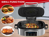 Homemaid Digital 6L Air Fryer and Grill Stainless Steel Housing LED Display AFG02
