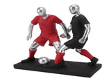 Resign Football Player Statue Soccer Sculpture Figurine Football Statue Decor Soccer Miniatures V1294-YM3115220103011-0421