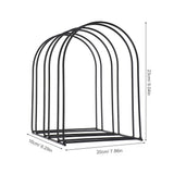 Black Metal Hat Stand for Tabletop Storage and Display V1192-AZ-W-22330