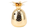 Cocktail Shaker Pineapple Shape Stainless Steel Polished Smooth Surface 500ml for Home Bar Gold V1294-YM0703-3118230139912