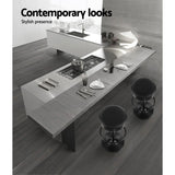 Artiss 2x Bar Stools Leather Padded Gas Lift Black BA-TW-T7009-CB-BKX2