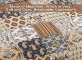 Enchanting Lace boho green Quilted 3 Pc Bedspread & Pillow Cover Set V745-MAC081017Q13U