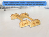 Wooden Parallette Bars Push Up & Dip Workouts V63-822501