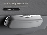Car Travel Three-Piece Set Push-Open Eyeglass Case, Universal Storage Case, and Secure V1102-QCZYBYJH002
