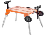 Miter Saw Stand with Tabletop and Wheels 330lbs Load Capacity Adjustable V952-TSXQJZJ5060IEB045V0