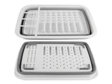 Foldable Drain Basket Drying Dish Storage Rack Dish Drainer for Kitchen Counter Organizer V1294-YM0901-3117200171111