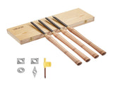 Wood Lathe Turning Tool Set, 4PCS, Lathe Roughing Finishing and Detailing Hollow Tool with Wooden V952-MBMGCDYTSYDPUN4IX001V0