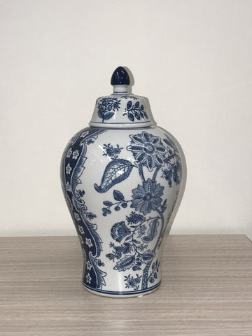 Tall Nanjing Lidded Jar 45cm V637-20960
