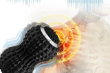 Vibrating Roller Massager Electric Massage Ball Back Foot Muscle Pain Relief -Black V1263-JX-6580-2
