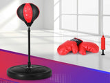 Everfit Punching Boxing Bag Stand Set Gloves with Pump Height Adjustable BOXING-A-KID-RD