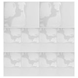 10Pcs Peel and Stick Clear Adhesive Display Pockets for Wall and Desk Waterproof Sheet Protectors V1366-AZ2-W-20259