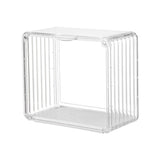 Doll Display Box House Room Dollhouse Cabinet Storage Case Transparent with Magnetic Door V1294-YM0901-3117230120711