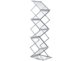 Literature Rack, 6 Pockets, Pop up Aluminum Magazine Rack, Lightweight Catalog Holder Stand V952-LHJJCZDSSM6A4NJPRV0