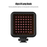 Infrared Photography Light 2pcs IR Night Light Infrared Photography Light with 3 Cold Shoe Mount for V1369-AZ3-W-16158