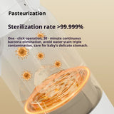 Portable Bottle Warmer 16.9oz Bottle Warmer for Travel, Fast Heating for Breast Milk Formula & V1192-AZ-W-2502