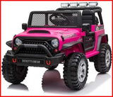 Jeep Off Road Inspired Ride On Car Kids Fairyland Adventure Pink V580-JEEPOZ617