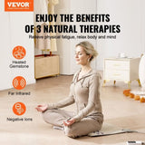 Far Infrared Heating Pad Amethyst Gemstones Heating Mat with Negative Ions V952-XHZSJJRDXHL1GQGIEV3