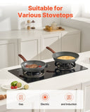 Frying Pan Skillet, Aluminum Egg Fry Pans, 3 Piece Set , Nonsitck Heavy-Duty V952-LCGSJTMFSTC9SVAUG001V0