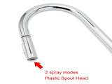 WELS Chrome 2 Modes Spray Pull Out Kitchen Swivel Faucet Sink Tap Laundry Mixer V1233-KRD519CR