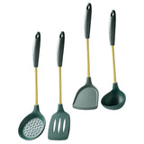 1Set Premium Stainless Steel Silicone ula Set for Nonstick Cookware V1366-AZ2-W-21543