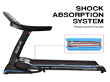 Powertrain V1200 Treadmill with Shock-Absorbing System Exercise Cardio Running Home Gym TML-LJJ-V1200