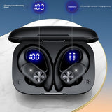 Bluetooth Headphones Wirelessbuds 80hrs Playtime Wireless Charging Case Digital Display Sports V1192-AZ-W-3342