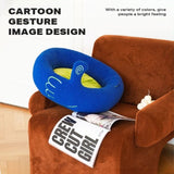 Pet Calming Bed Warm Soft Plush Round Cat Dog Nest Comfy Sleeping Gesture Bed V488-Z1B00124