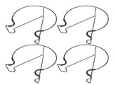 Hanging Railing Flower Pot Holder Iron Easy to Install Stable Rust Proof Fence Planter Rack for V1294-YM0901-3111240090011