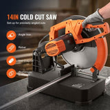 Chop Saw, 14"/355mm Blade Diameter Off Saw, 2800W 1200RPM Steelting Machine, Adjustable Dry V952-LQXXCQGJYC1411KY4V3