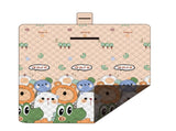 Waterproof Foldable Picnic Blanket with Little Frog Print- 200x200cm V888-ELOSUNG25118